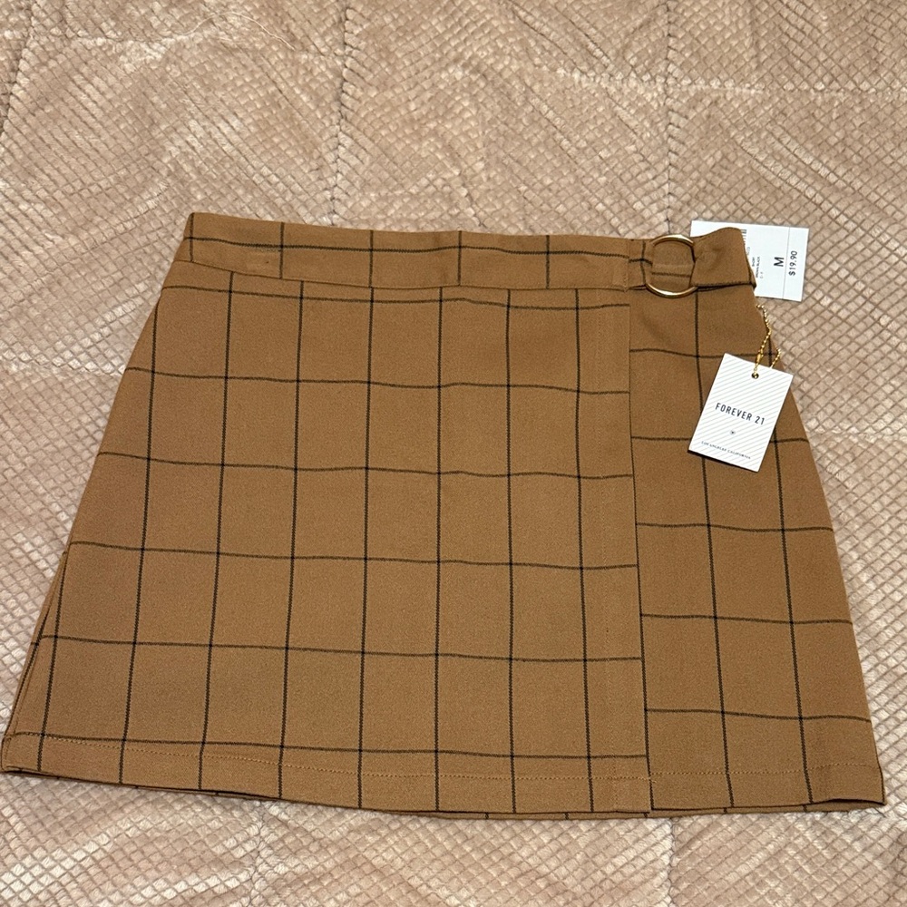 Forever 21 Checkered Skirt
